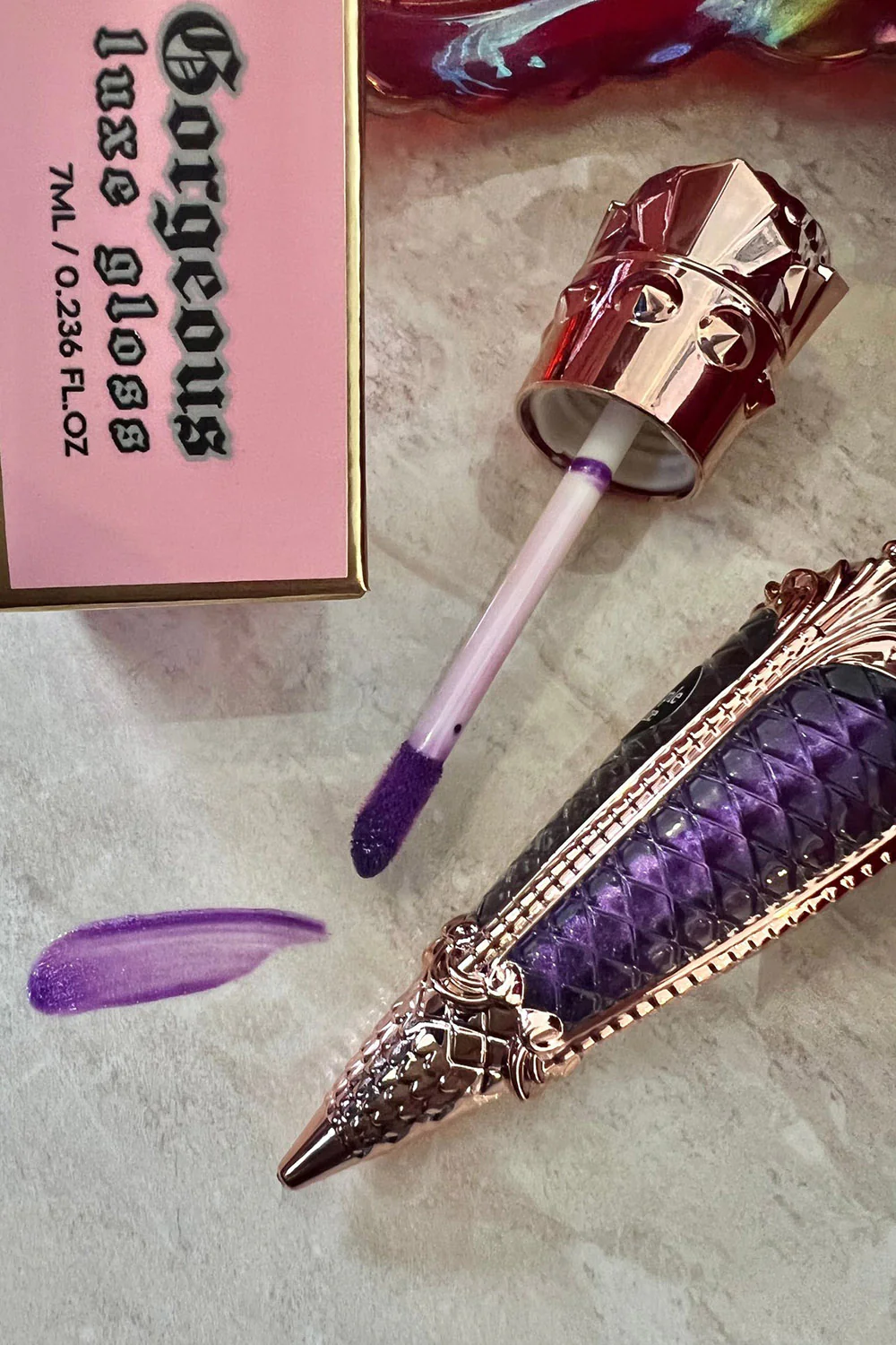 Liquid Luxe Lip Gloss [Purple Haze] - Image 5