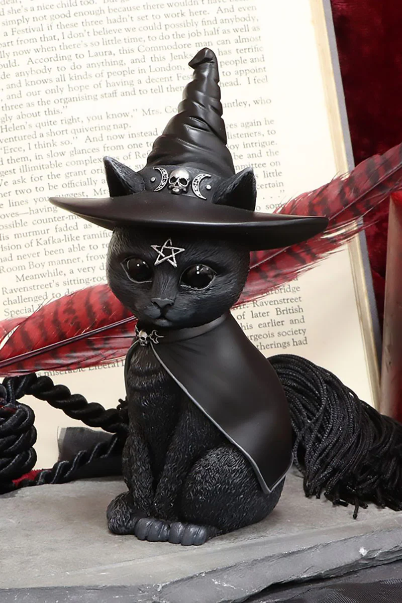 Purrah Witch Hat Cat Figurine - Image 4