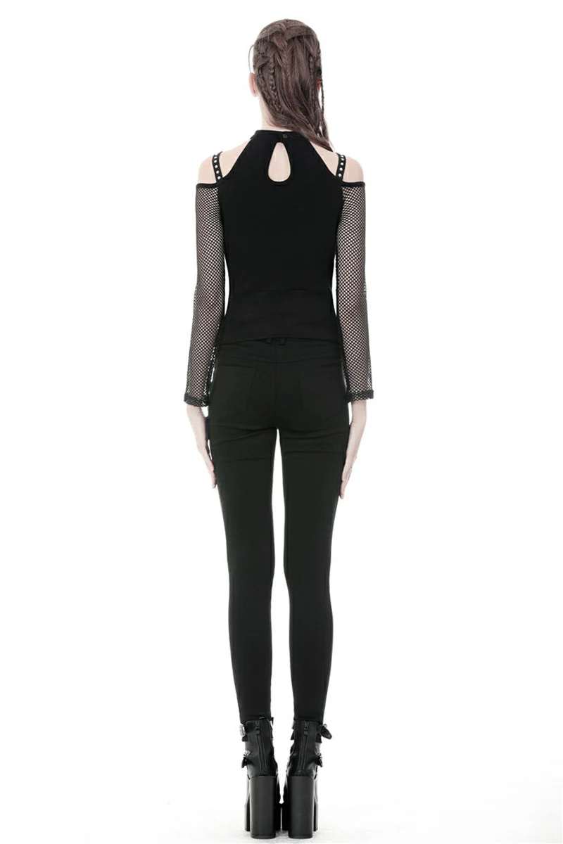 Queen of the Occult Fishnet Top - Image 4