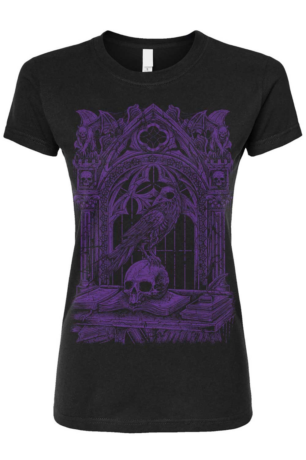 Quoth the Raven T-shirt [PURPLE] - Image 5