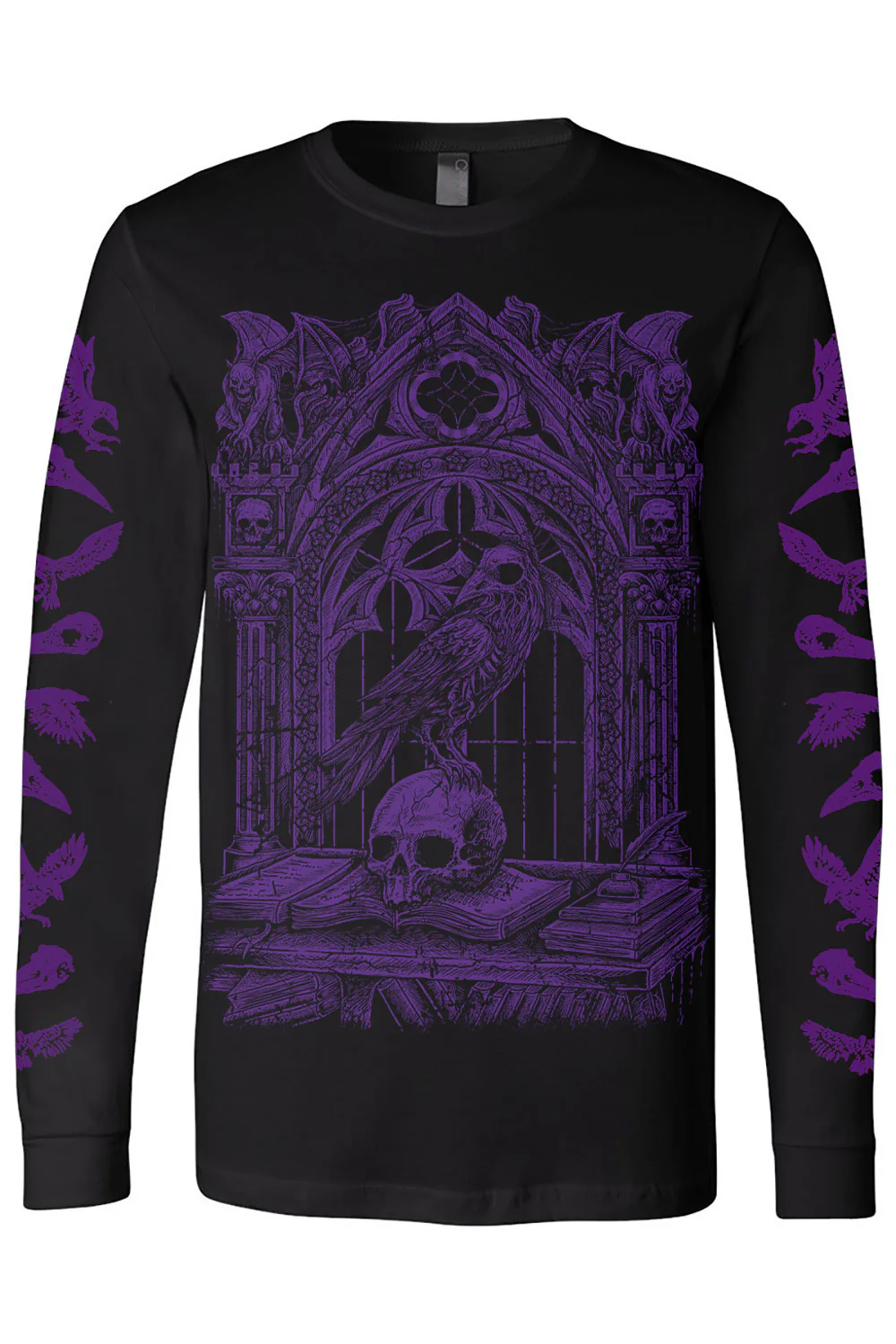 Quoth the Raven T-shirt [PURPLE] - Image 6
