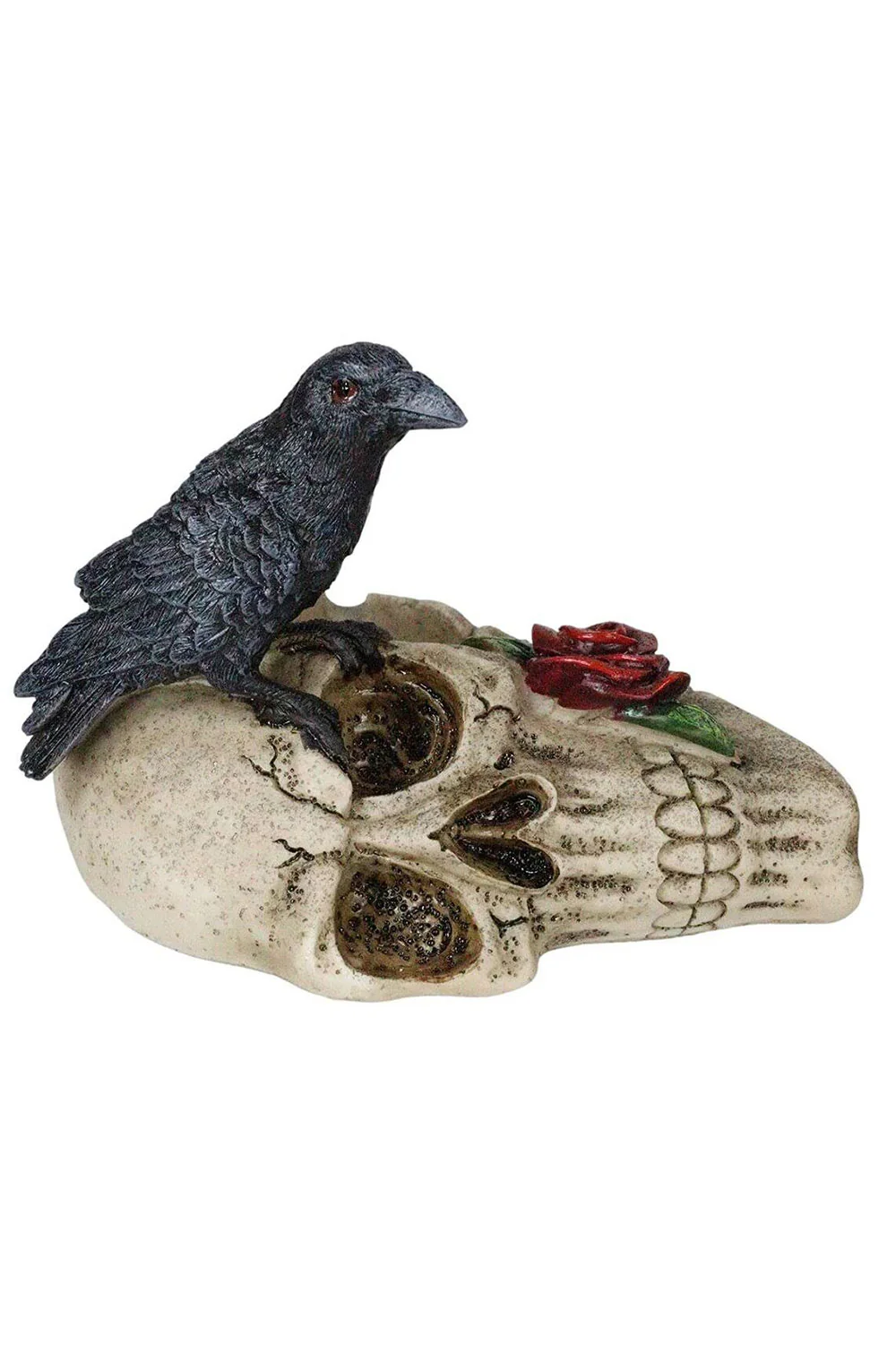 Raven on Skull Ashtray - Image 2