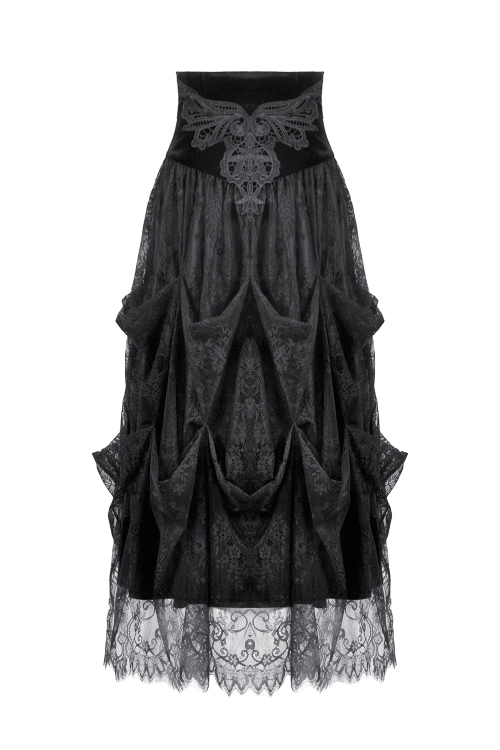 Ravenhall Draped Lace Skirt - Image 7