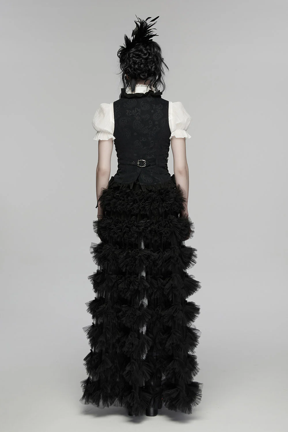 Ravenlace Ruffled Waistcoat - Image 6