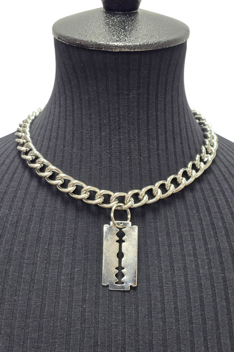 Razor Blade Necklace