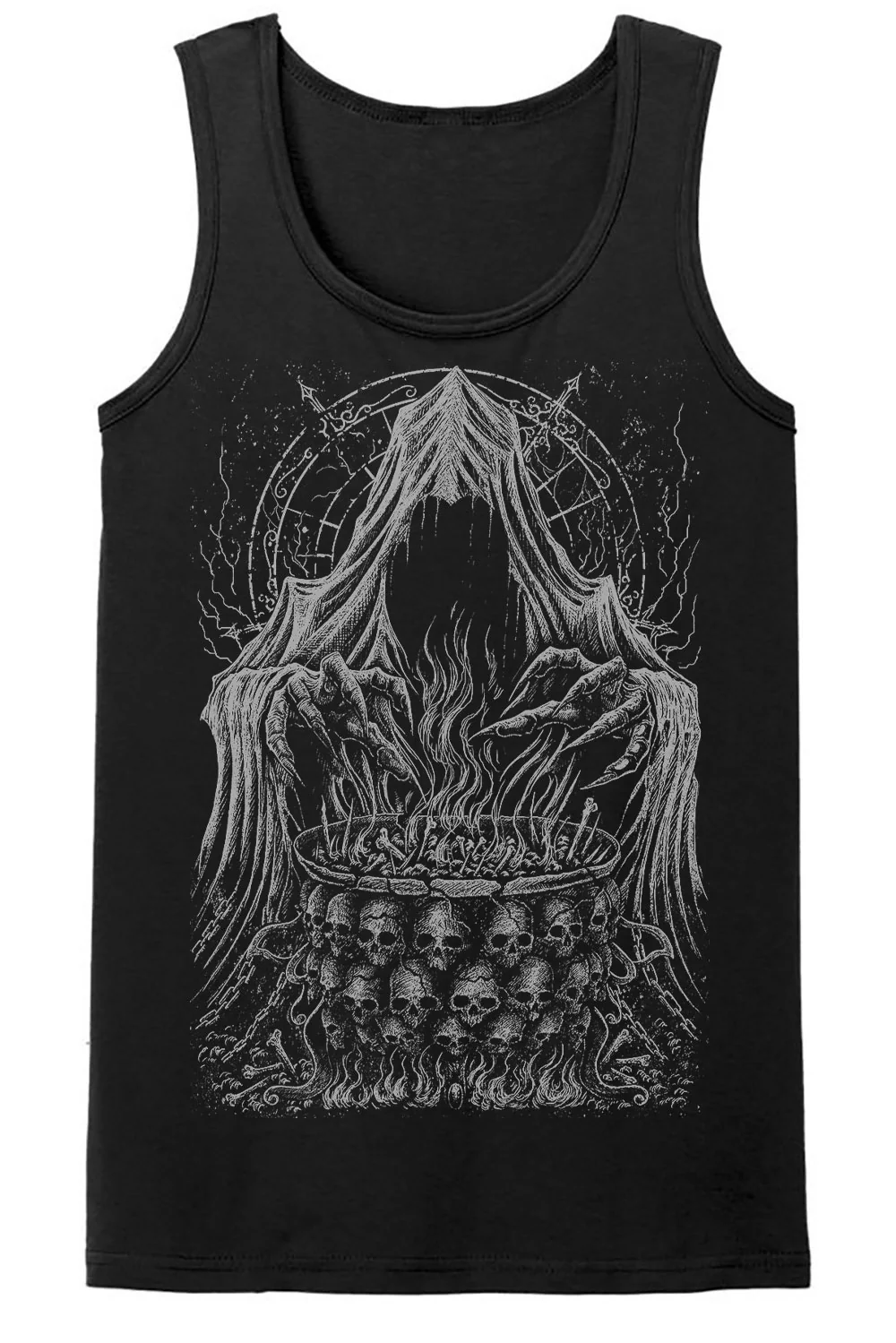 Reaper's Cauldron T-shirt [Gray] - Image 5