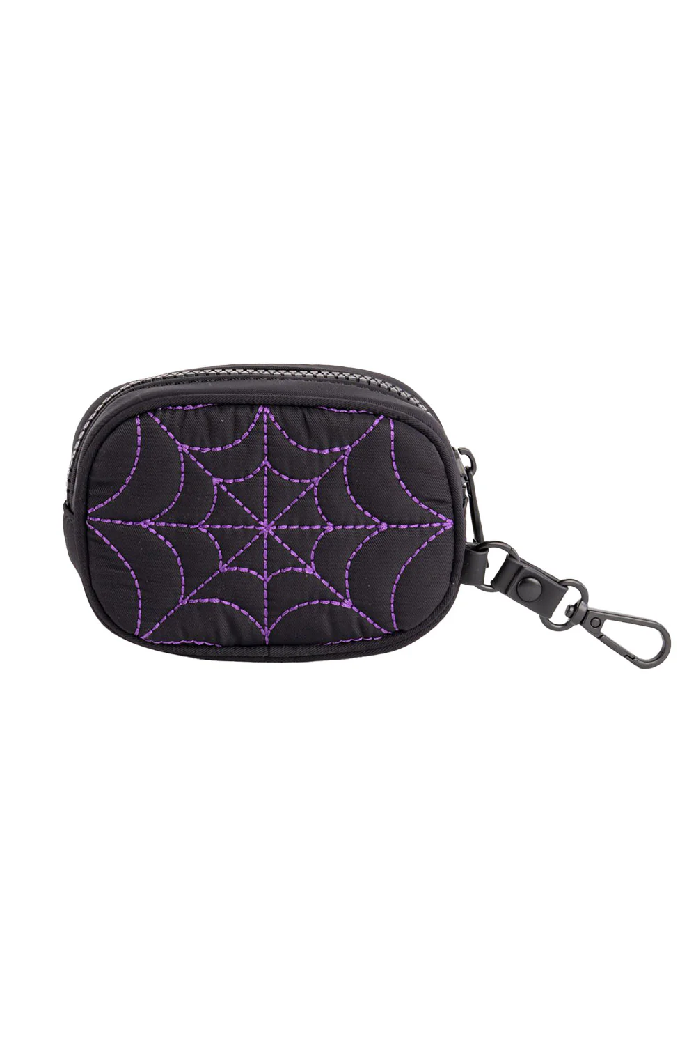 Recycled Nylon Spiderweb Charm Wallet - Image 5