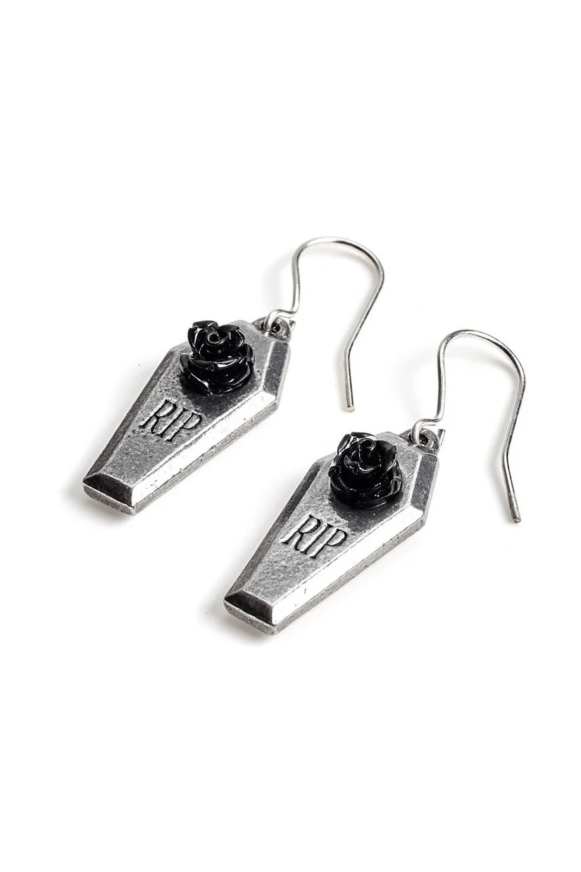 RIP Rose Earrings - Image 3