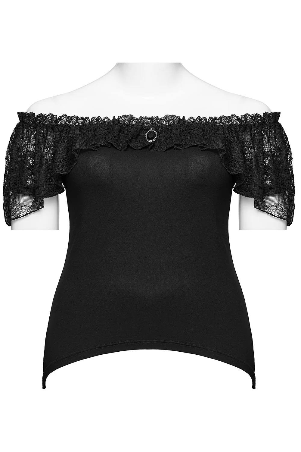 Romantic Goth Ruffle Top [Plus Size] - Image 6