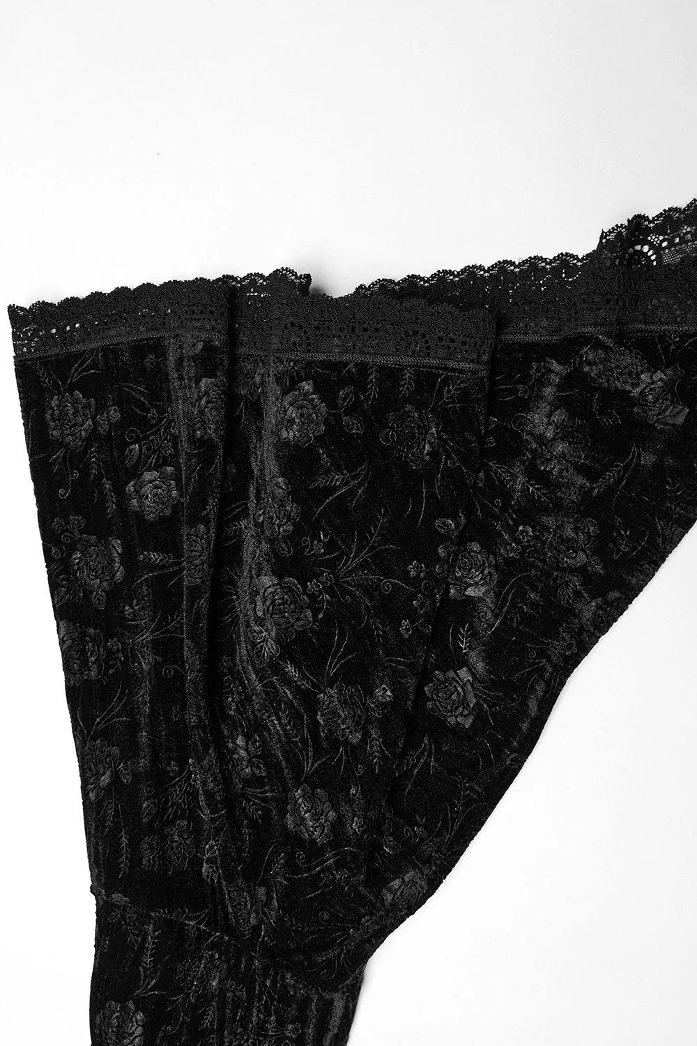 Rose Funeral Velvet Dress [Plus Size] - Image 7