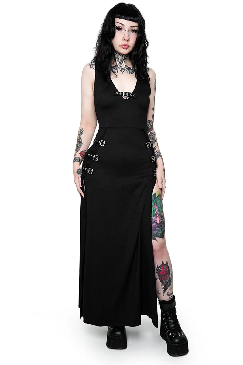 Rosetta Buckle Maxi Dress - Image 2