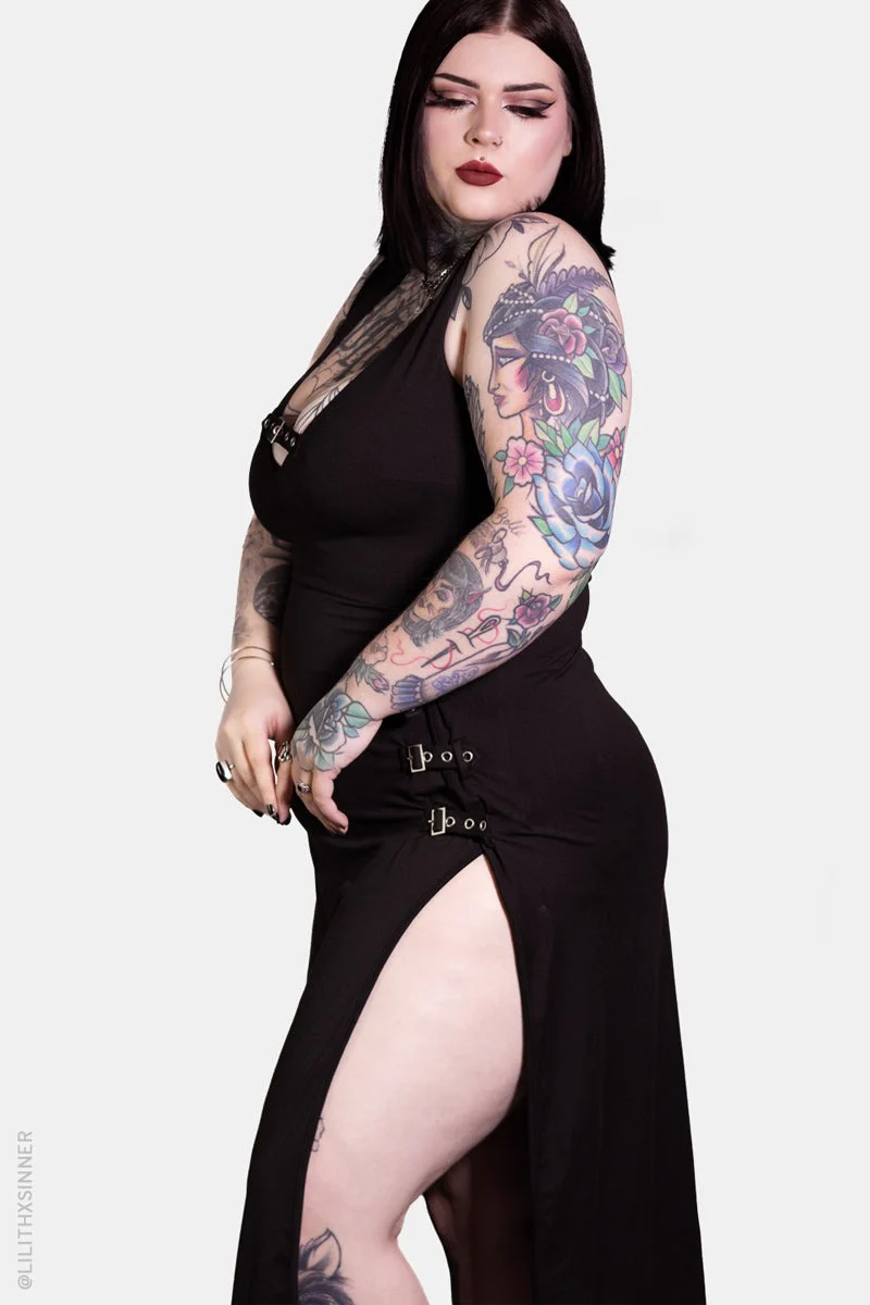 Rosetta Buckle Maxi Dress - Image 7