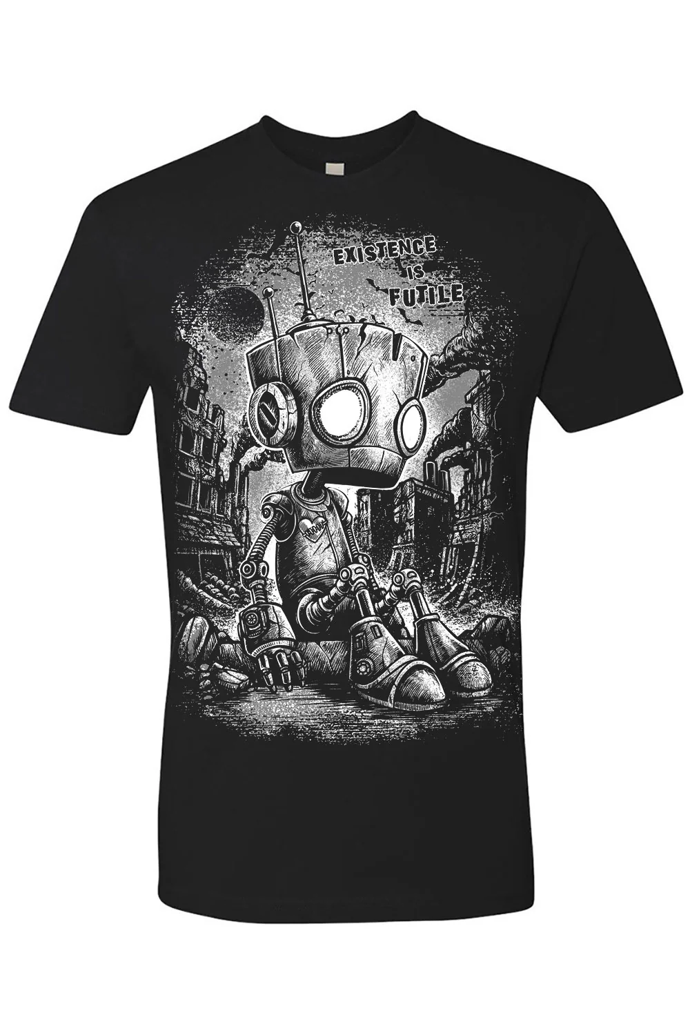 Sad Robot T-shirt - Image 2