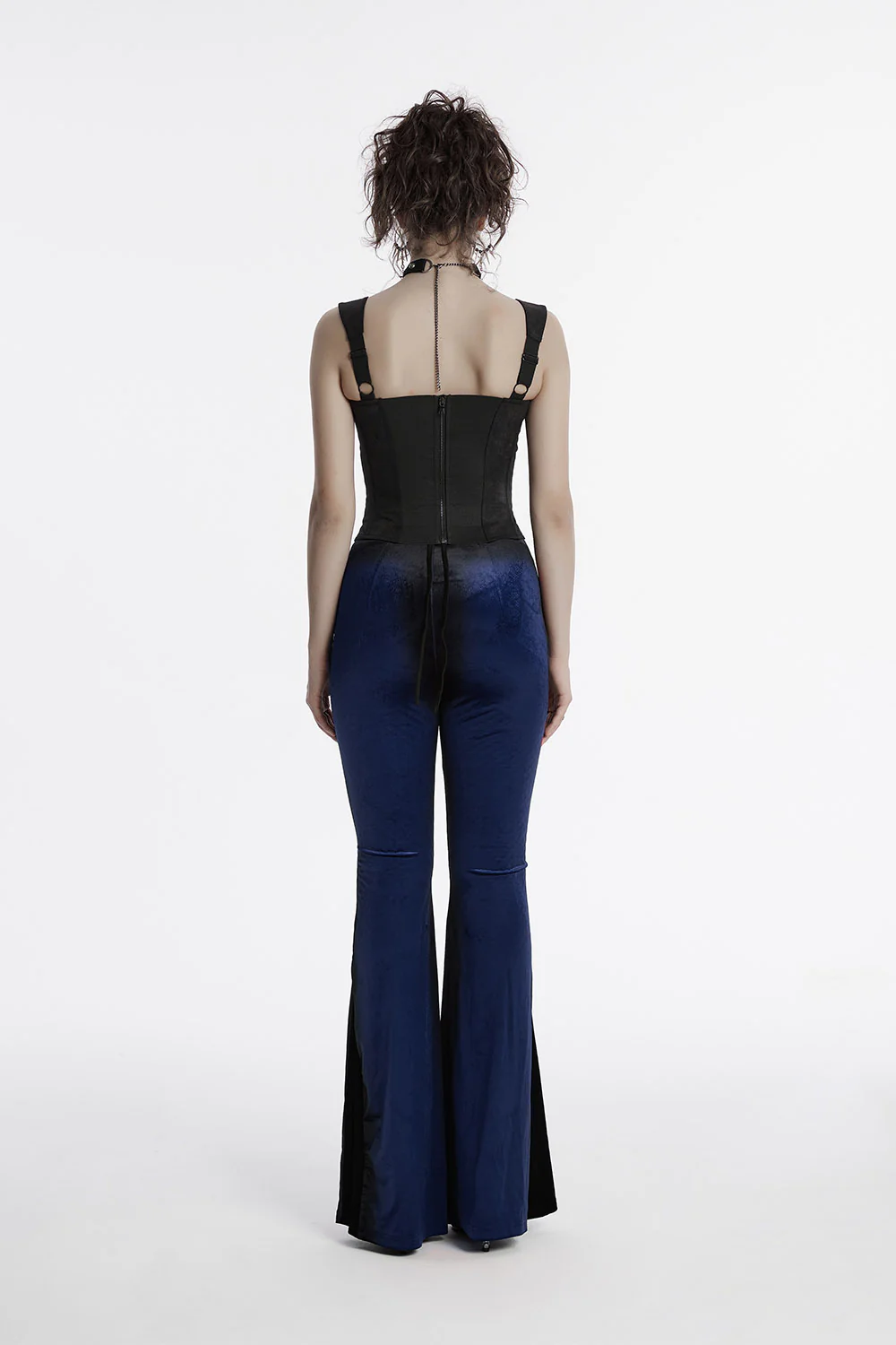 Sapphire Moon Velvet Bell Bottoms [Blue] - Image 7
