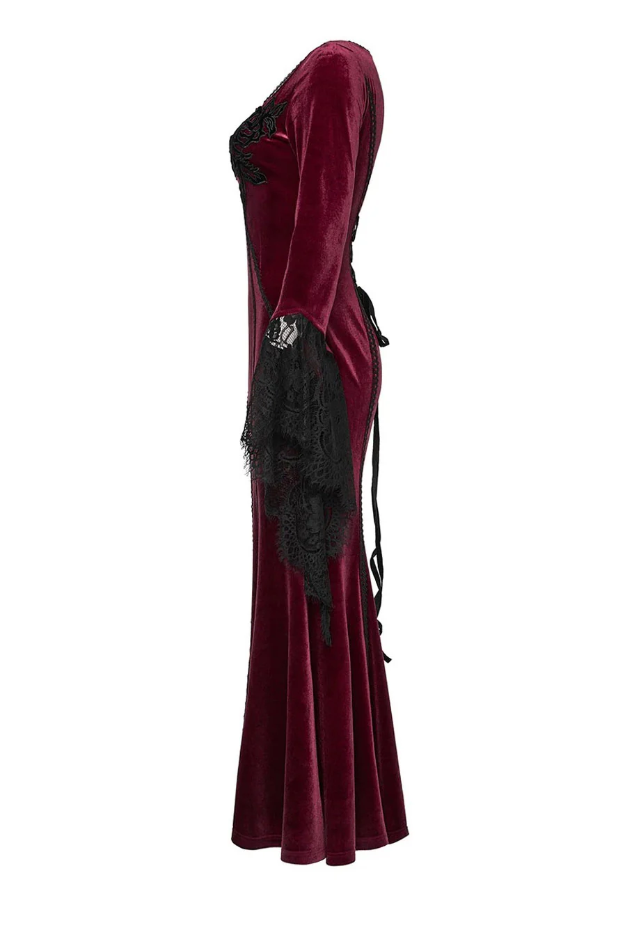 Scarlet Petals Maxi Dress [Red Velvet] - Image 7