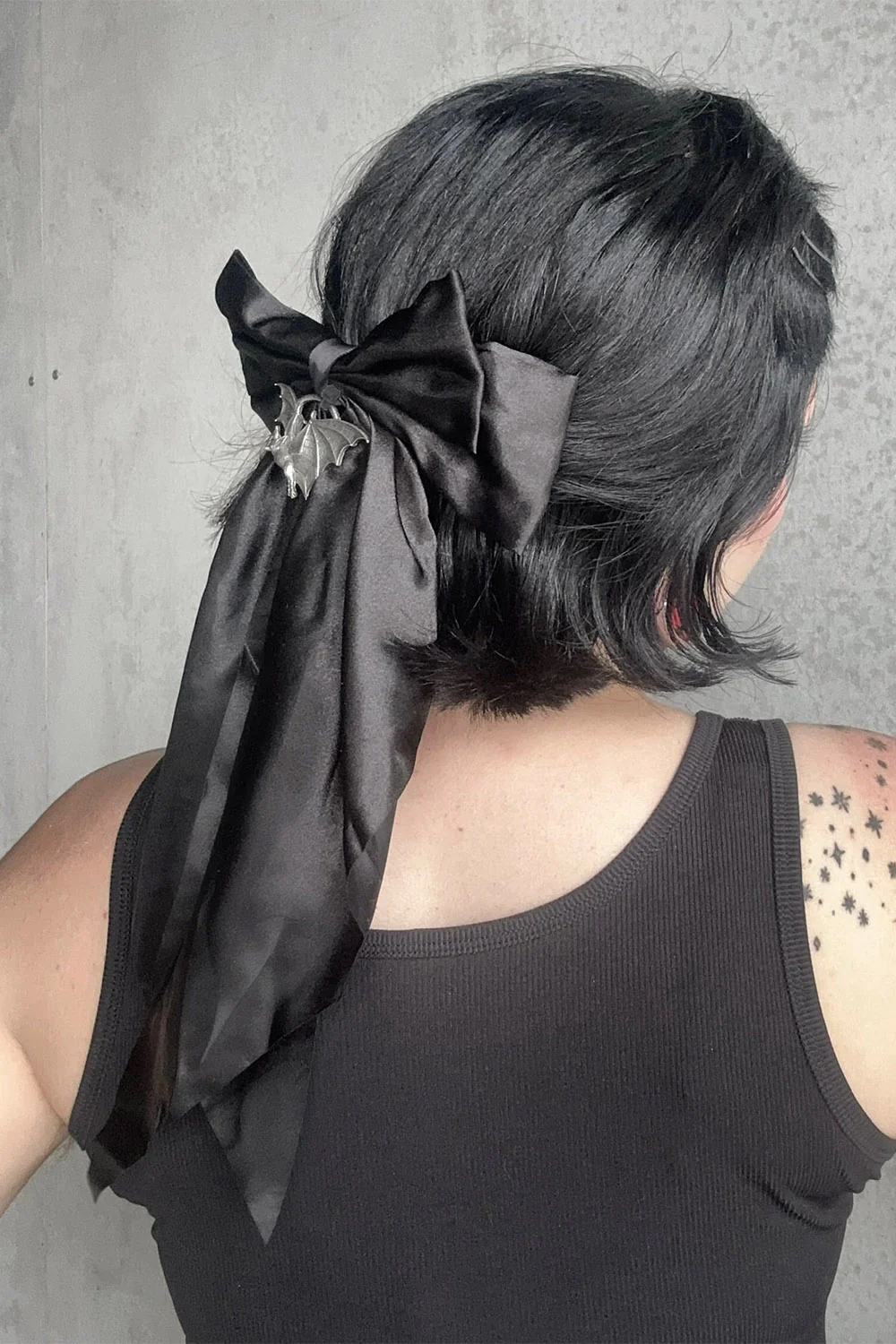 Screechers Of The Night Hair Bow [Black] - Image 3