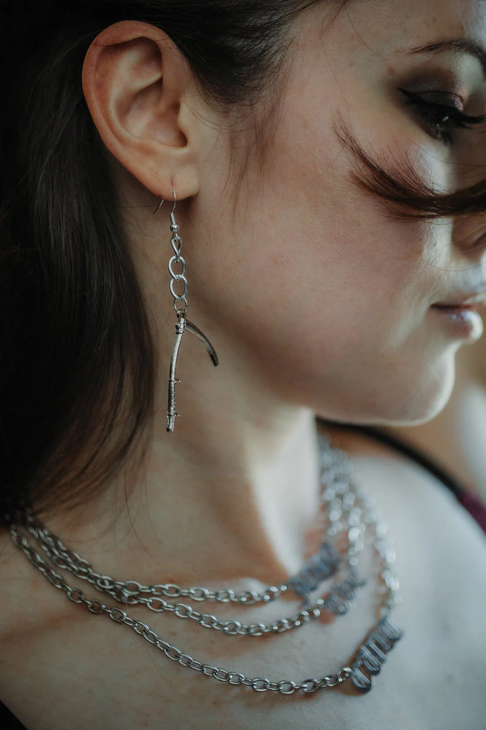 Scythe Earrings - Image 3