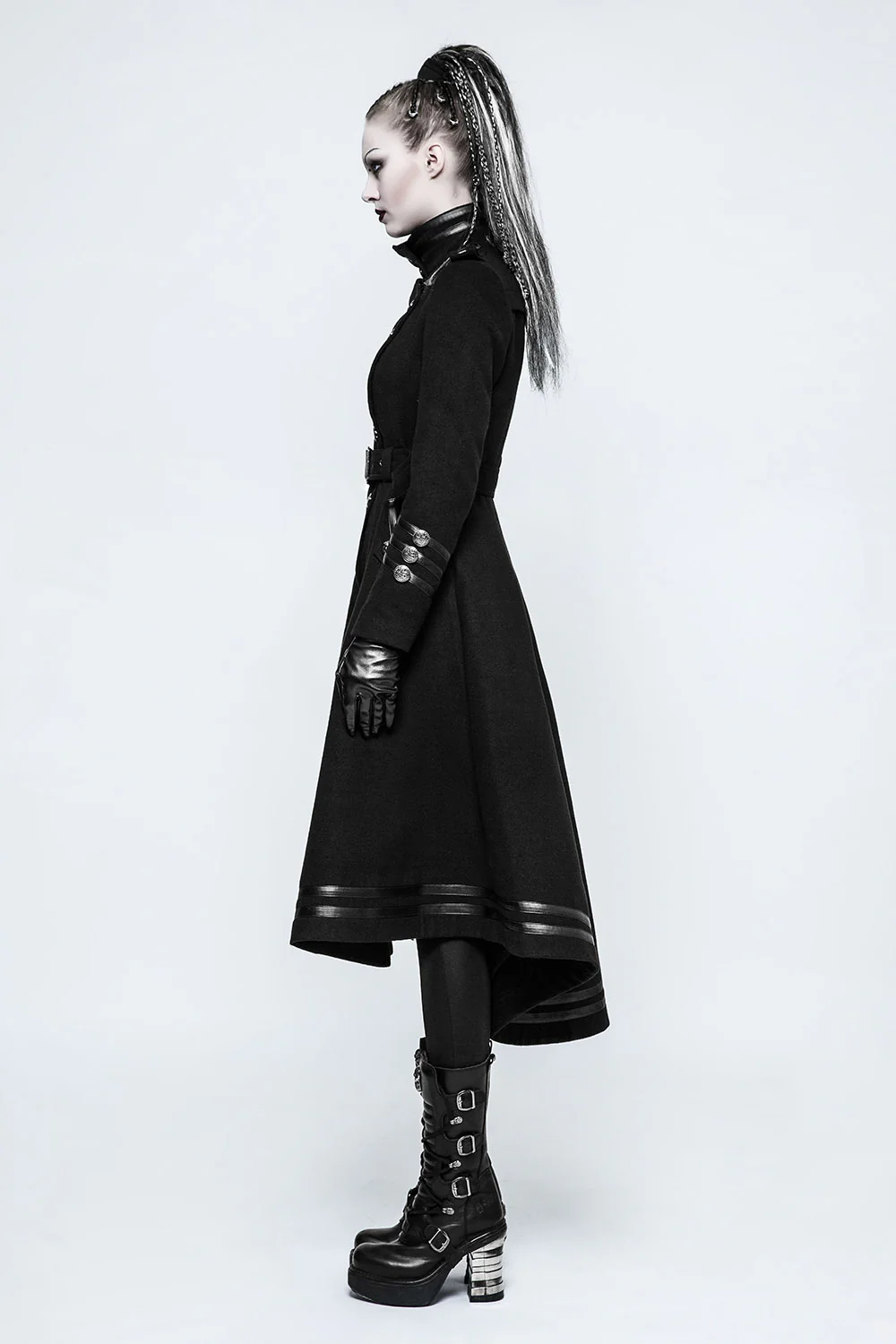 Seance Soldier Military Goth Coat - Image 3