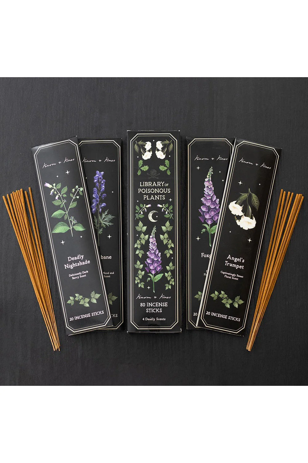 Set of 4 Poisonous Plants Incense Stick Packs - Image 3