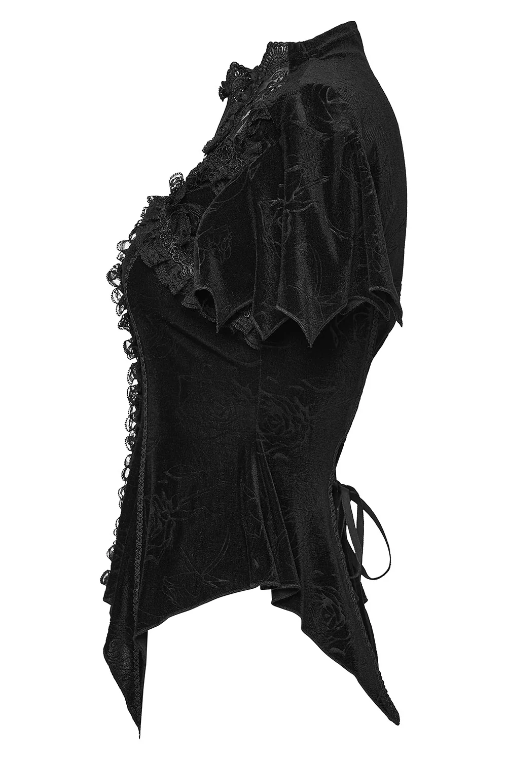 Shadowbloom Embroidered Rose Top - Image 8