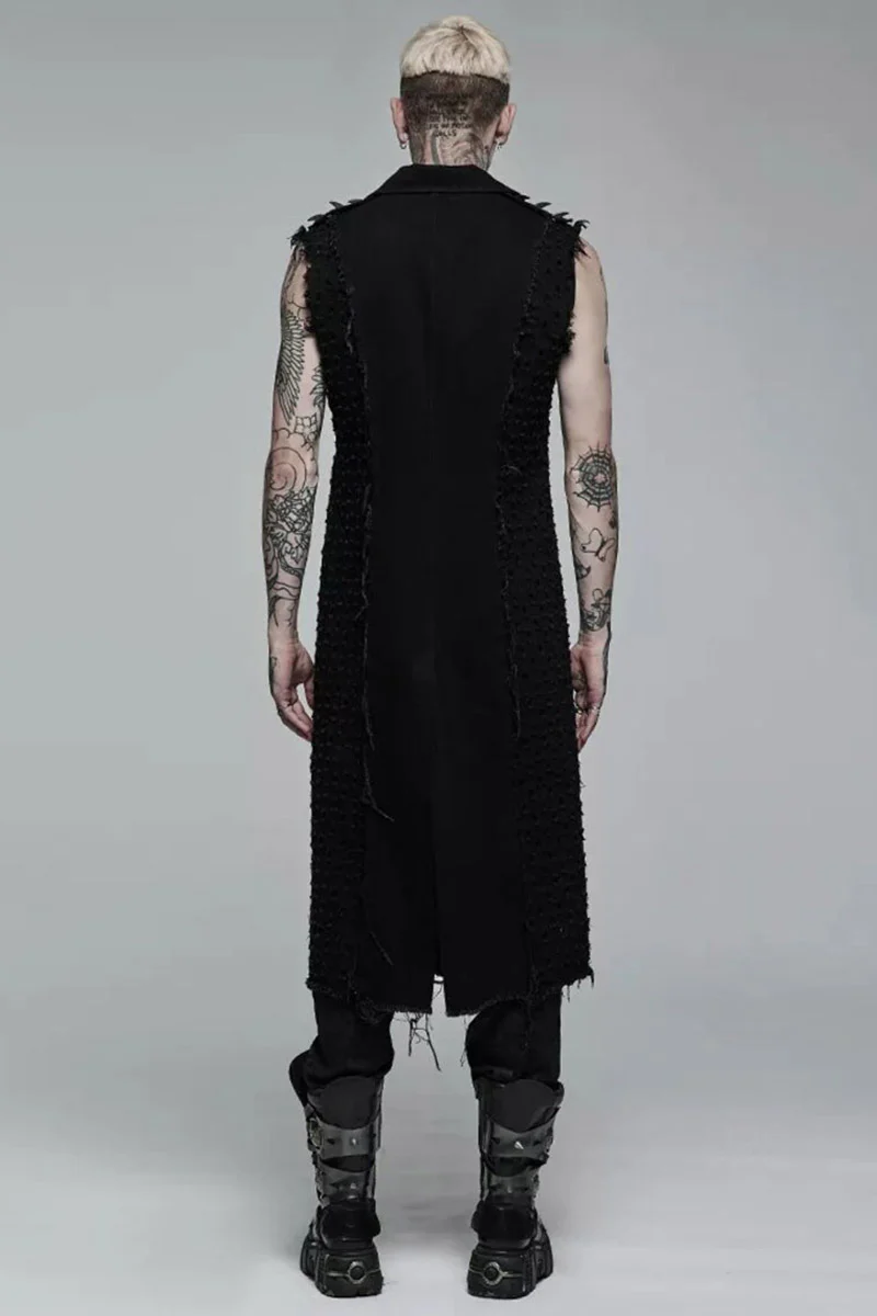 Shadowcast Spiked Trench Coat - Image 4