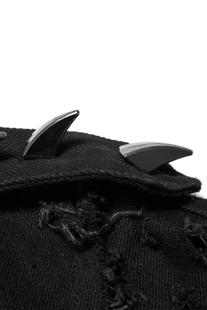 Shadowcast Spiked Trench Coat - Image 6