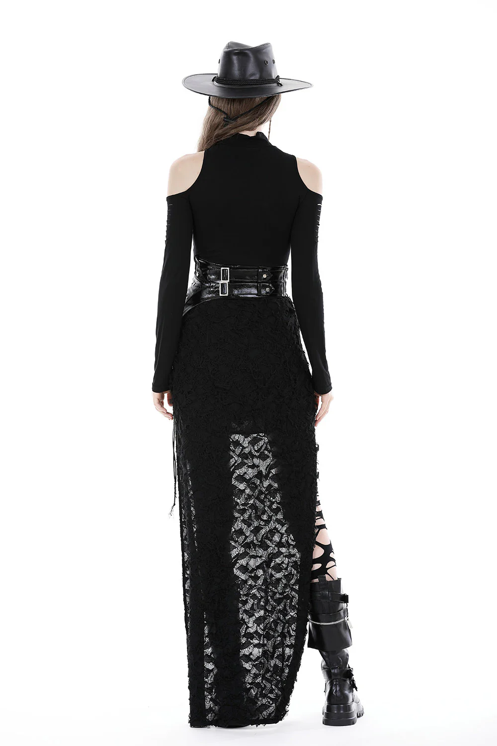 Shadowcaster Shredded Turtleneck Top - Image 4