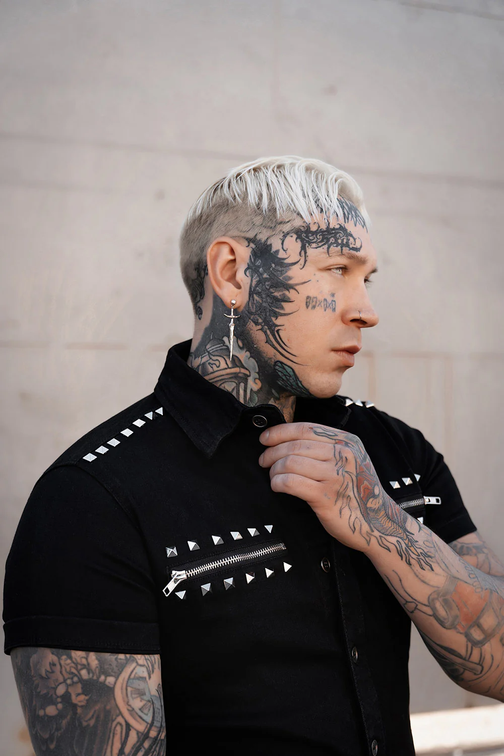 Shallow Grave Studded Shirt - Image 10