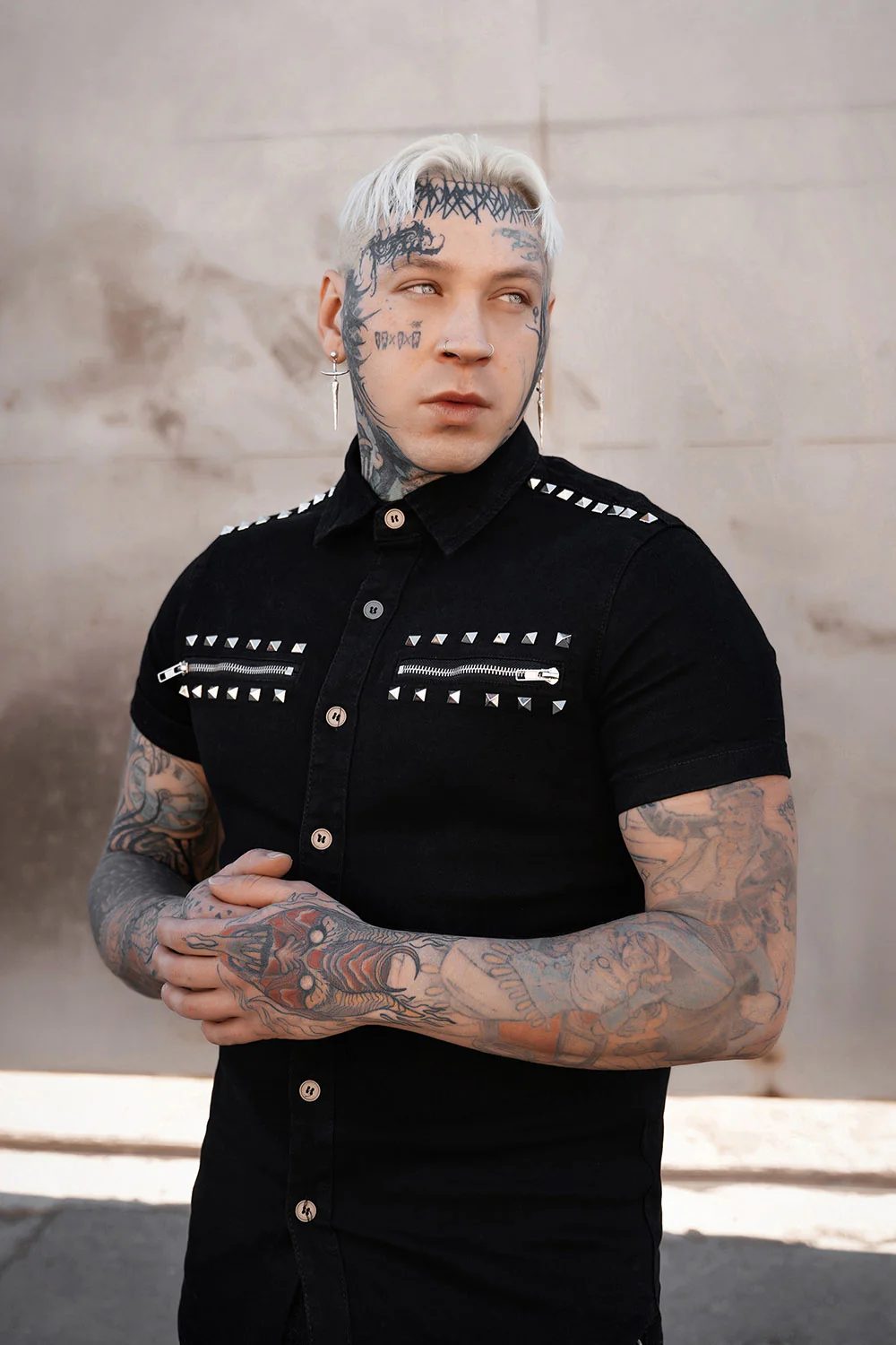Shallow Grave Studded Shirt - Image 3