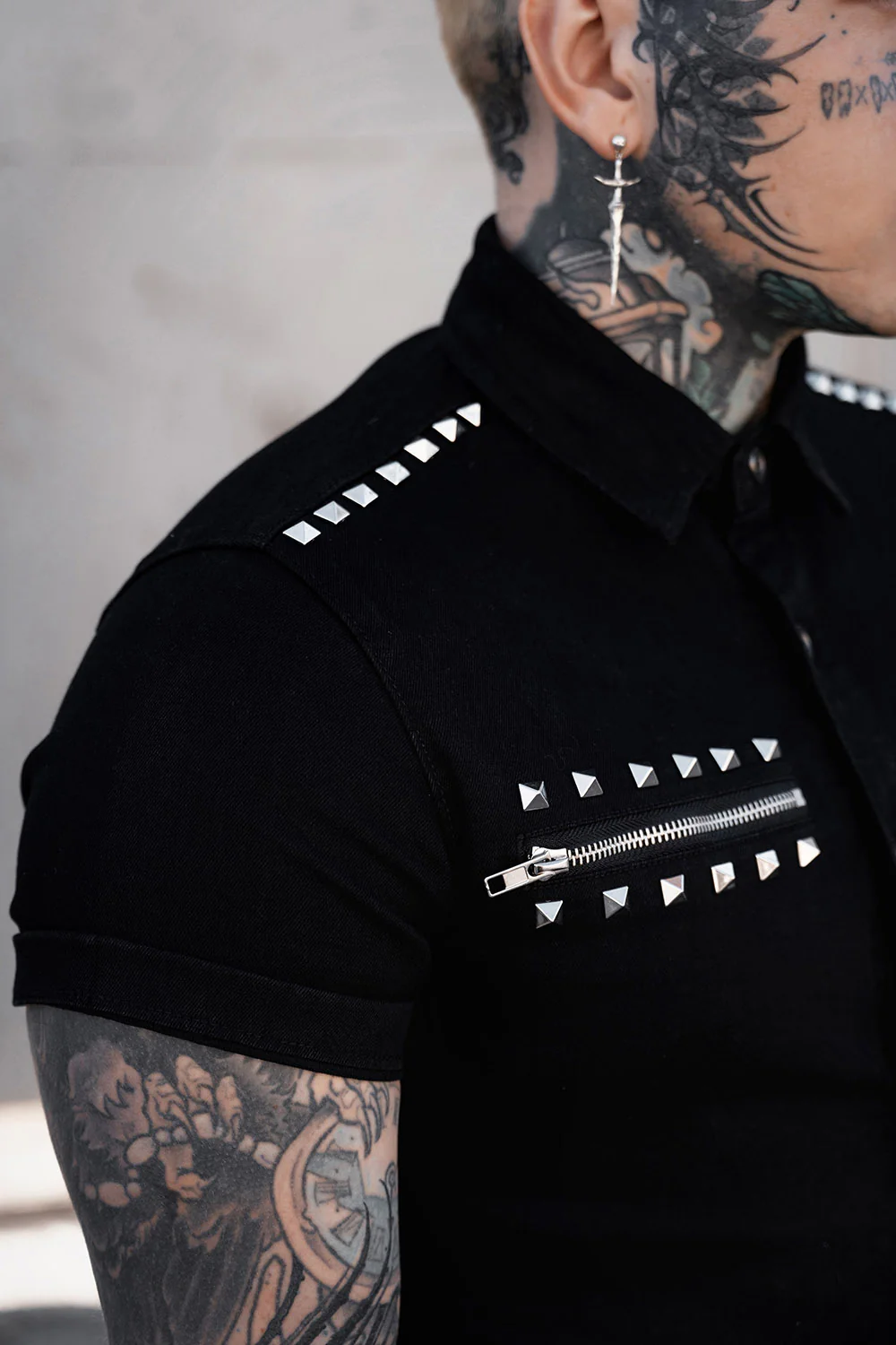 Shallow Grave Studded Shirt - Image 4