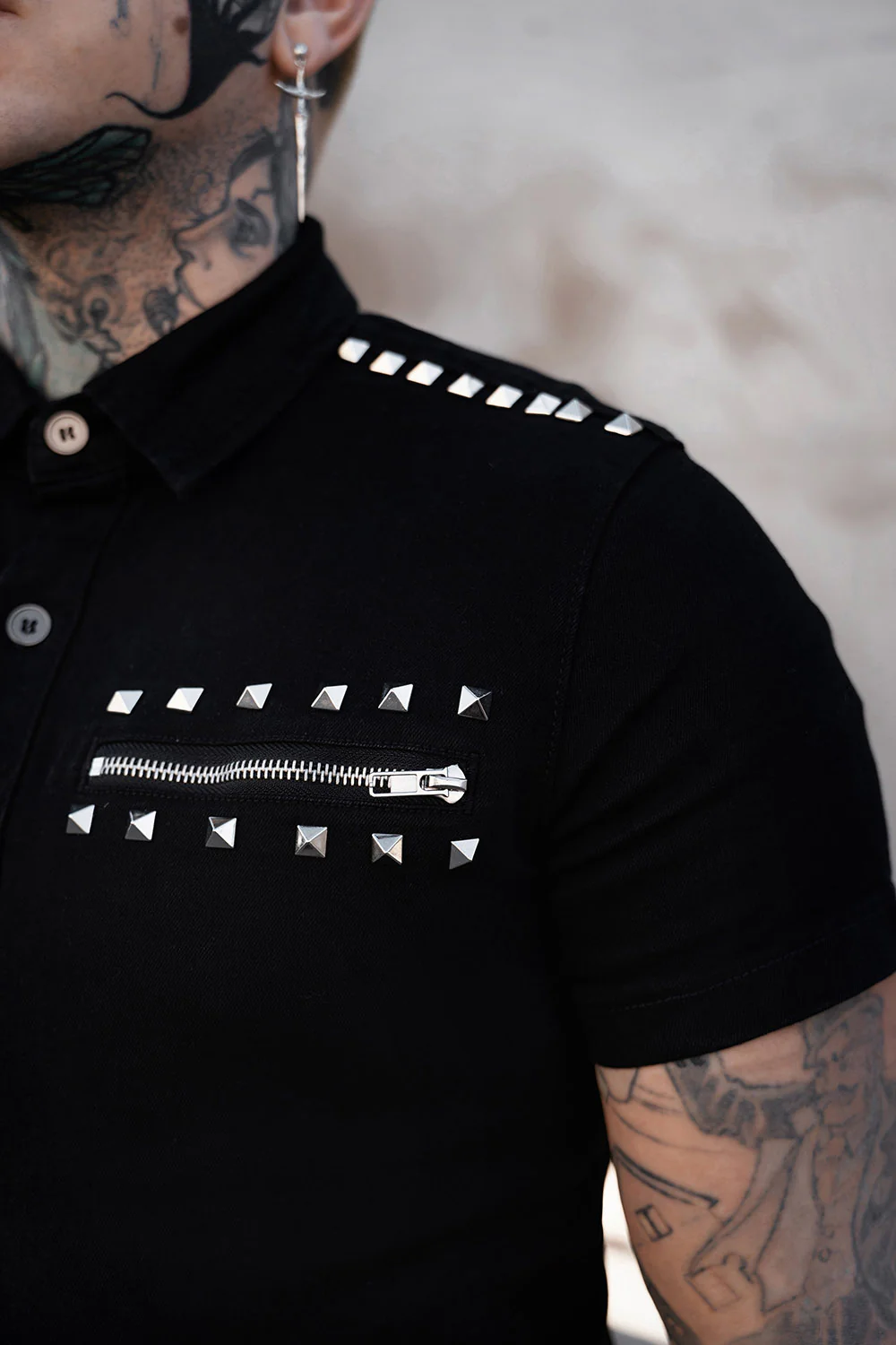 Shallow Grave Studded Shirt - Image 5