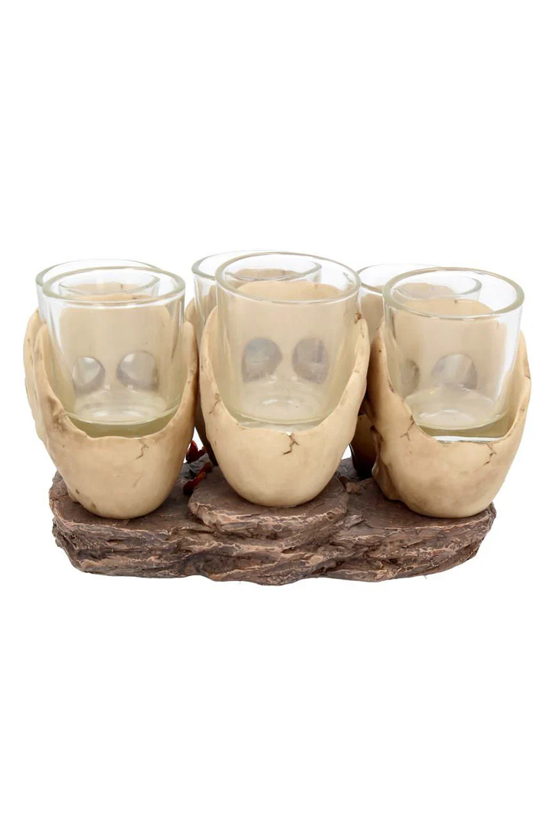 Six Shooter Skull Shot Glass Set - Image 3