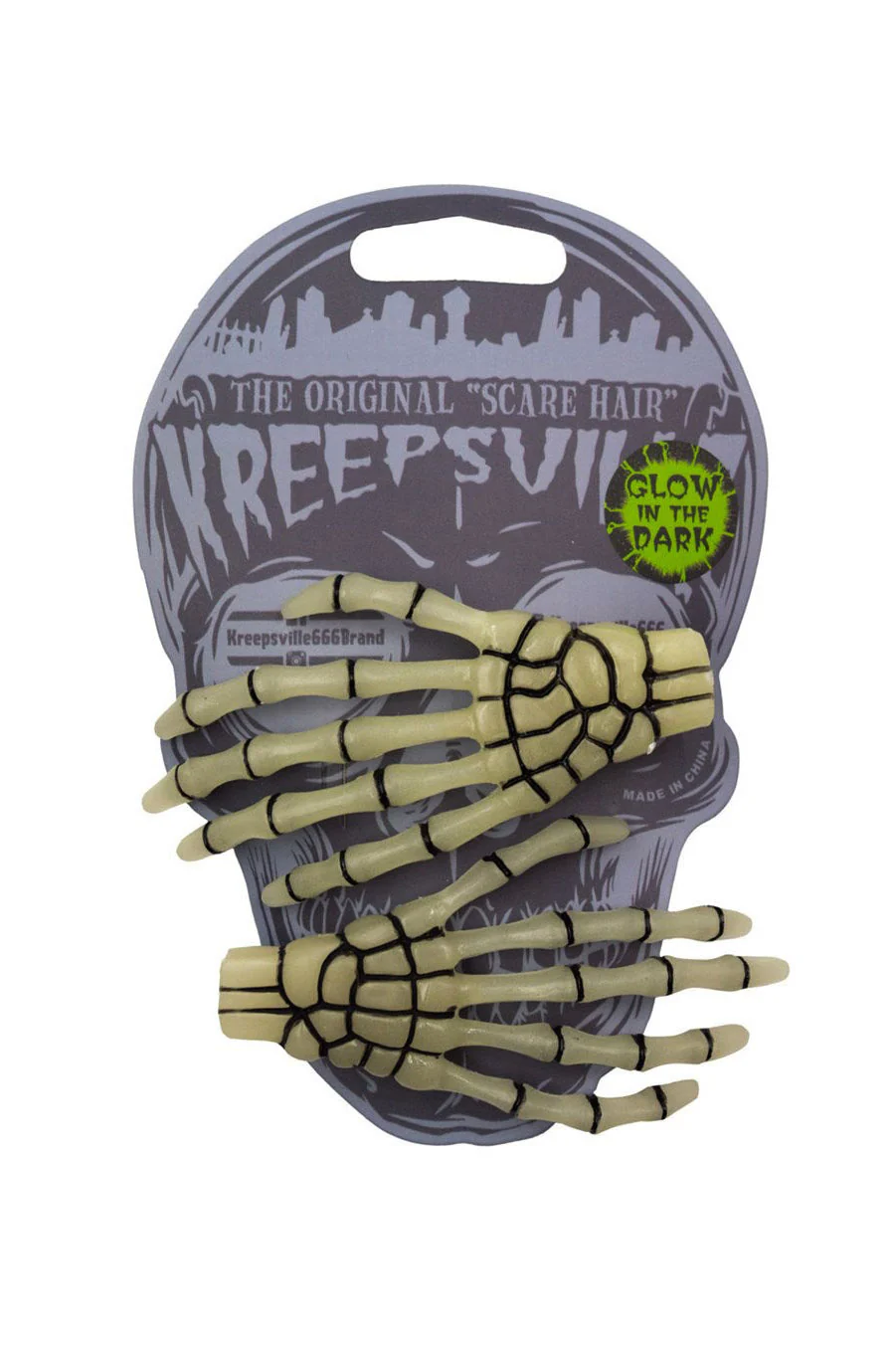 Skeleton Bone Hands Hairslides [Glow in the Dark] - Image 3