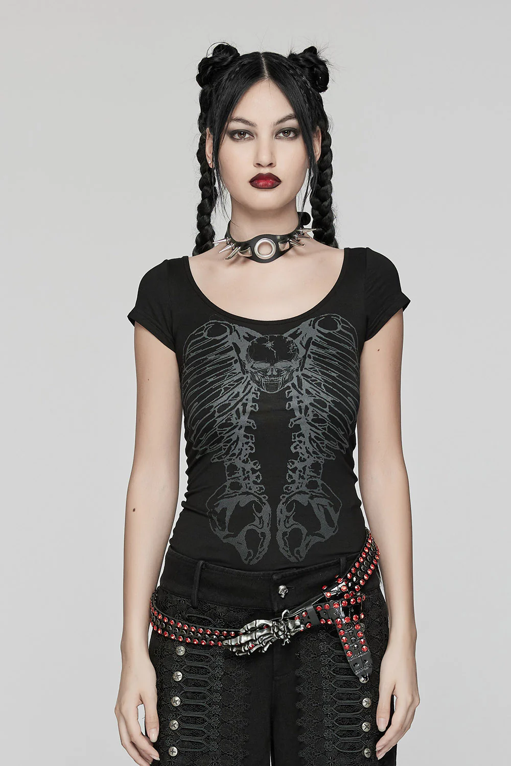 Skeleton Bones Studded Belt - Image 8