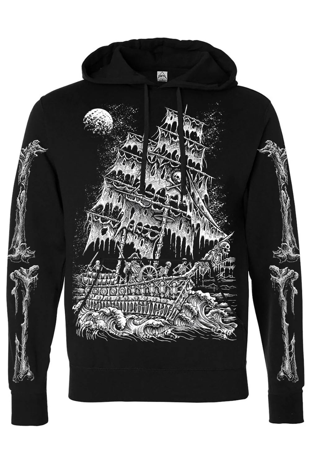 Skeleton Crew Pirate Ship Hoodie - Image 5
