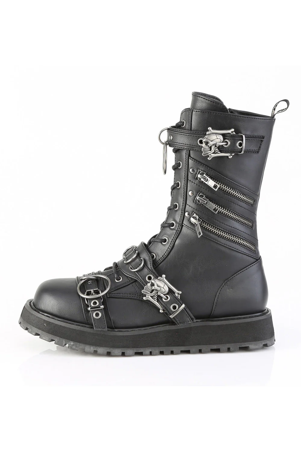 Skull & Crossbone Combat Boots [VALOR-240] - Image 3