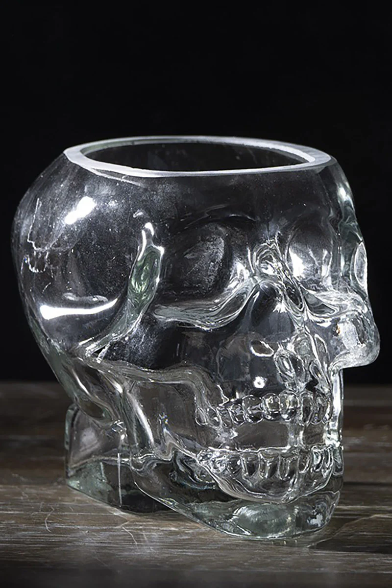 Skull Drinking Glass [CLEAR] - Image 4