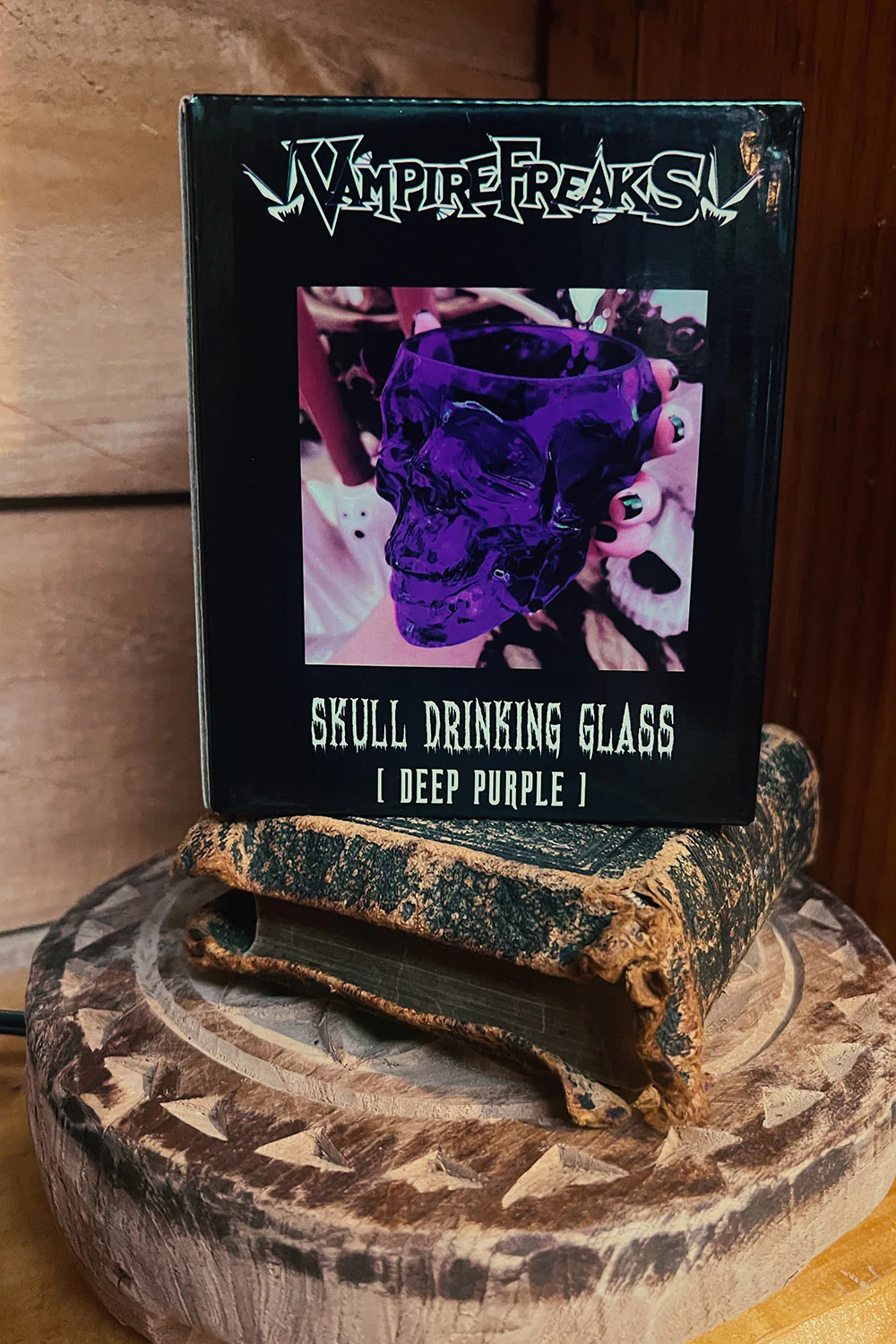 Skull Drinking Glass [Deep Purple] - Image 6