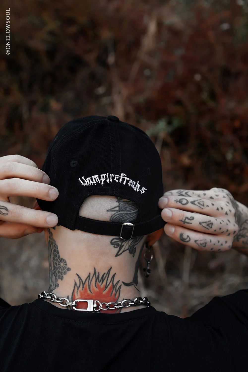 Skull Drip Pierced Baseball Cap - Image 7
