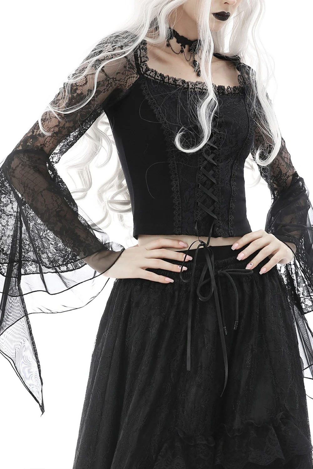 Specter Gothic Corset Top - Image 4