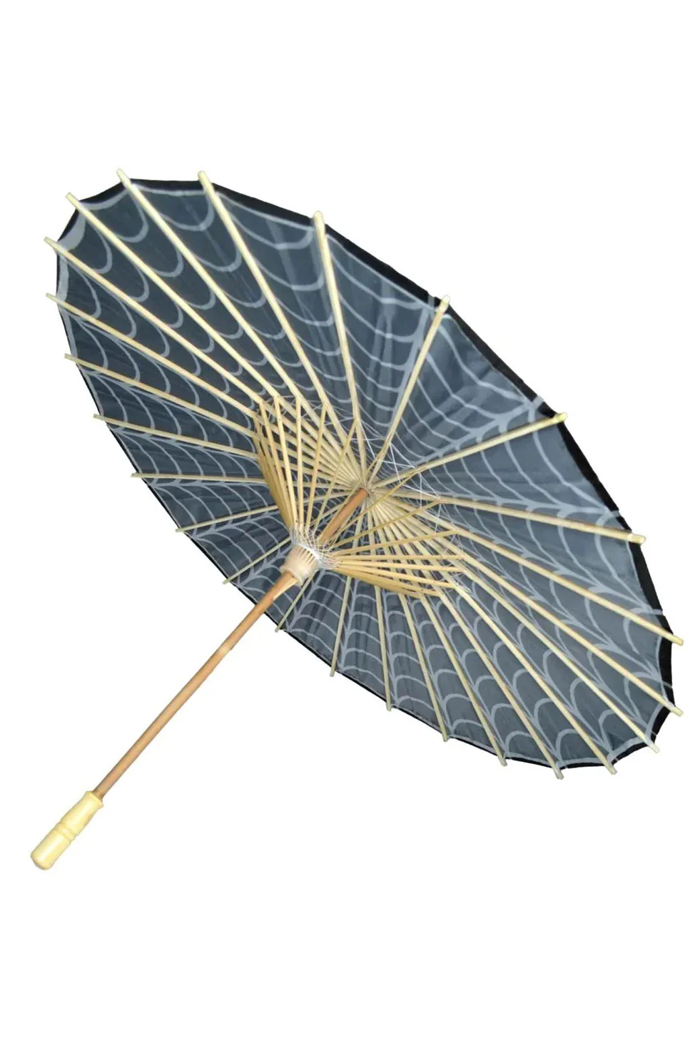 Spiderweb Fabric Parasol [GREY/BLACK] - Image 2