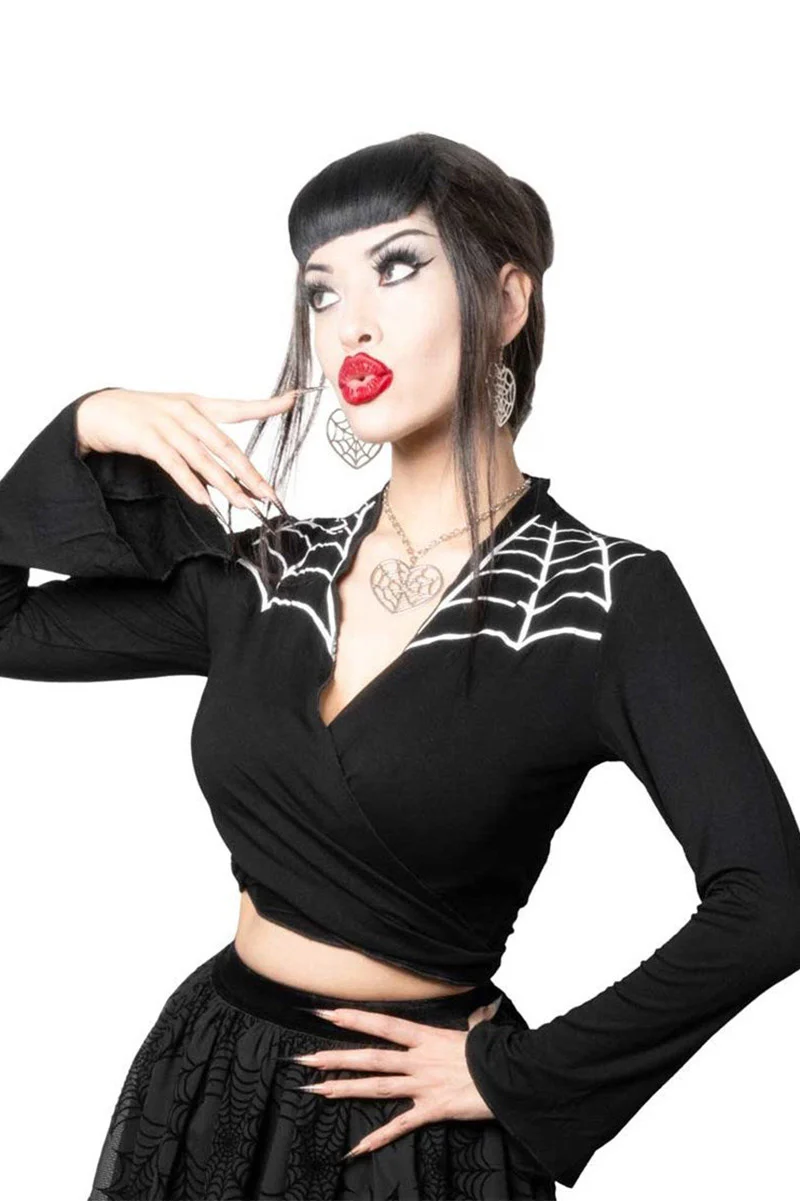 Spiderweb Western Tie Top - Image 2