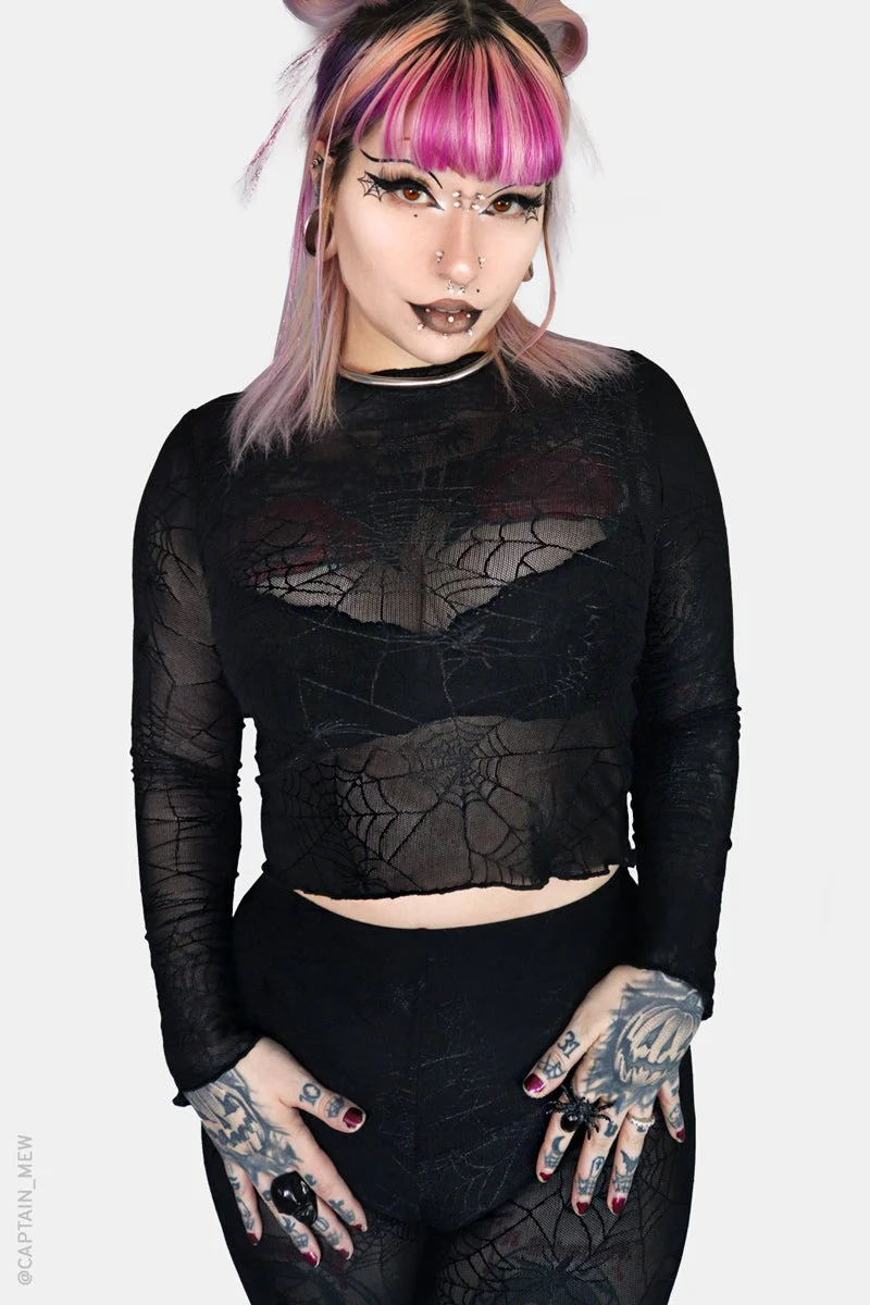 Spinnerette Long Sleeve Top