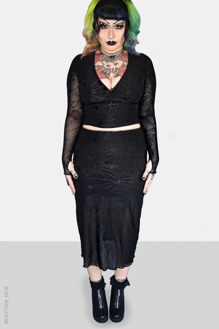 Spinnerette Midi Skirt - Image 3