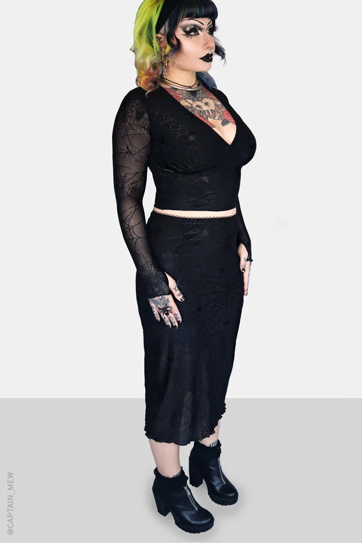 Spinnerette Midi Skirt - Image 4