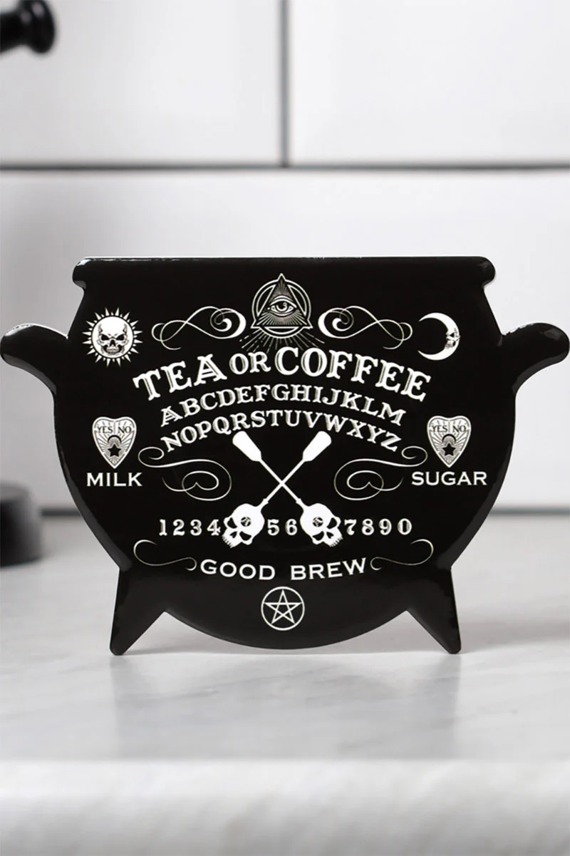 Spirit Board Cauldron Coaster Set - Image 3