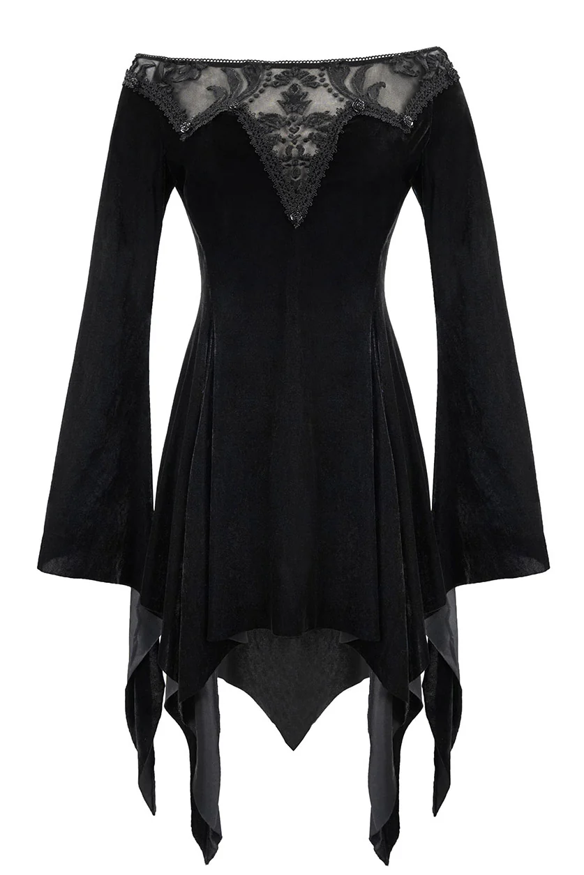 Spirit Seer Velvet Dress - Image 5
