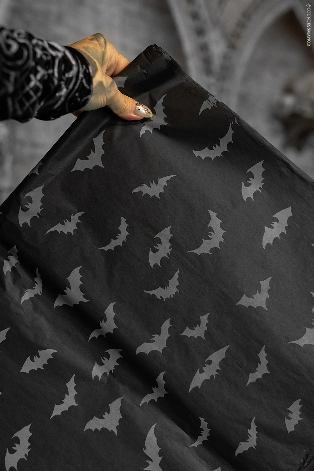 Spooky Bats Tissue Paper [100 Sheets] - Image 4