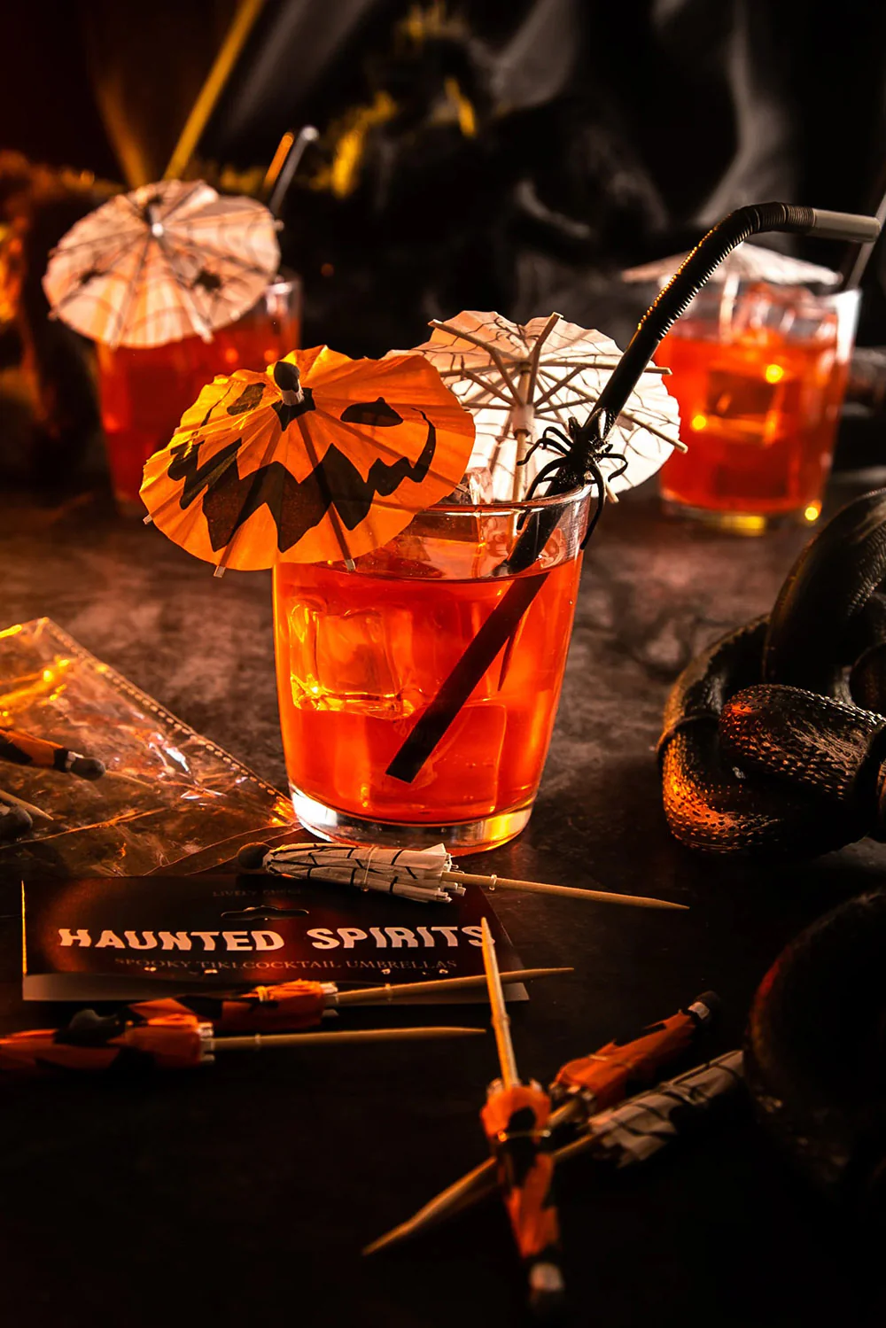 Spooky Cocktail Umbrellas [PUMPKIN] - Image 8