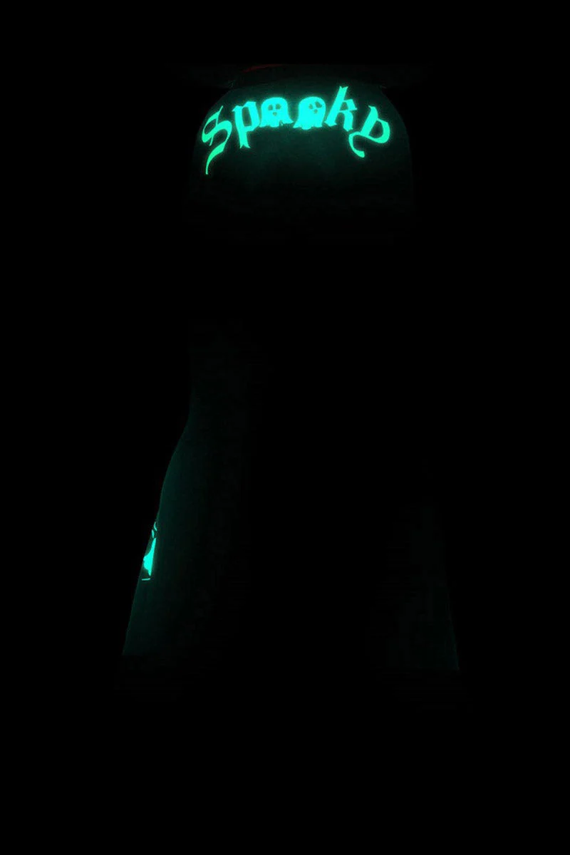 Spooky Ghost Glow Flare Leggings - Image 5